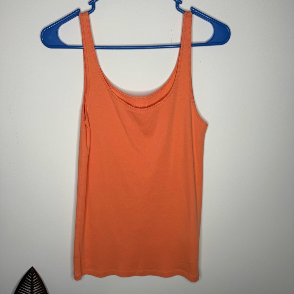 C26 Eileen‎ Fisher Ladies Cantaloupe Scoop Neck Tank Top